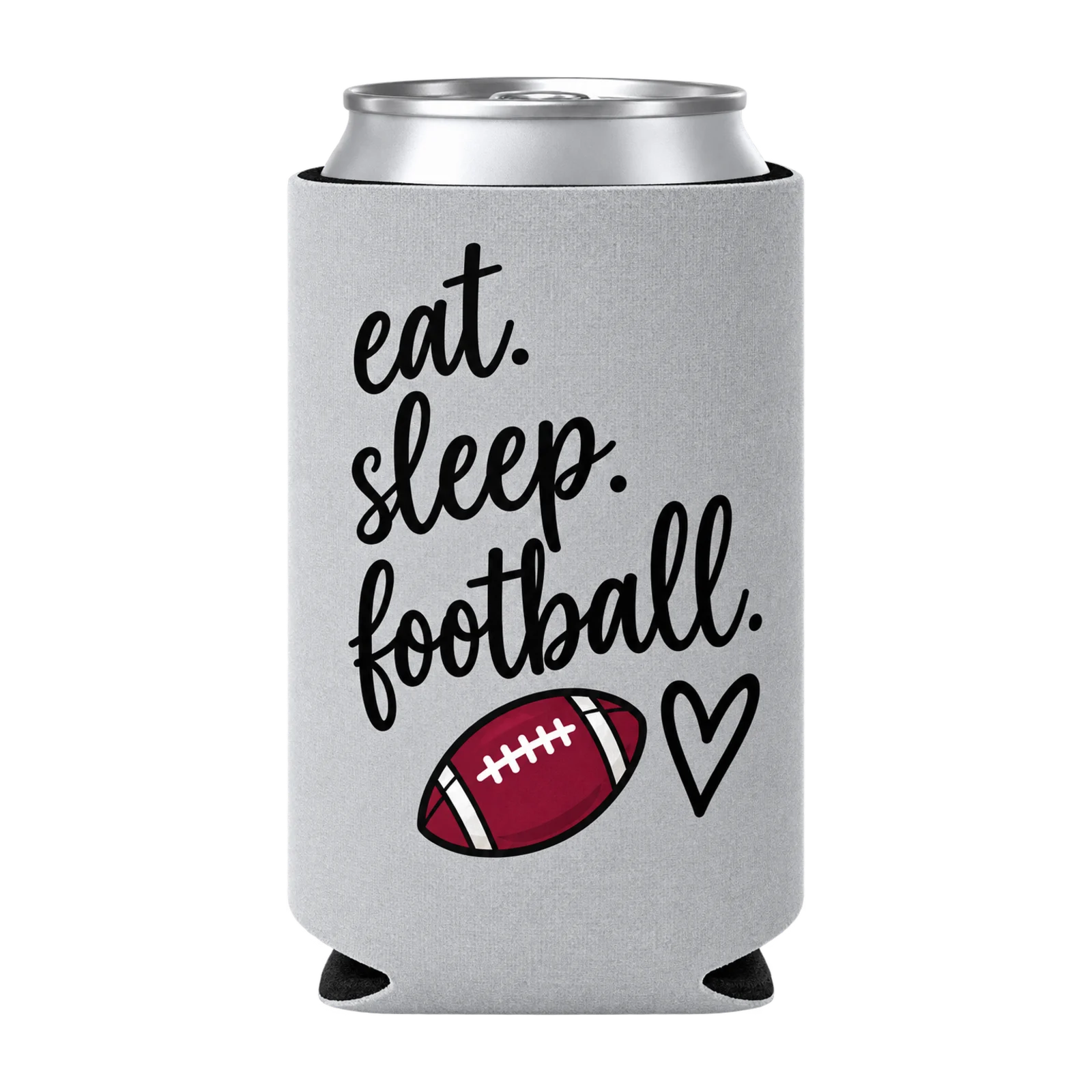 Eat Sleep Football Koozie