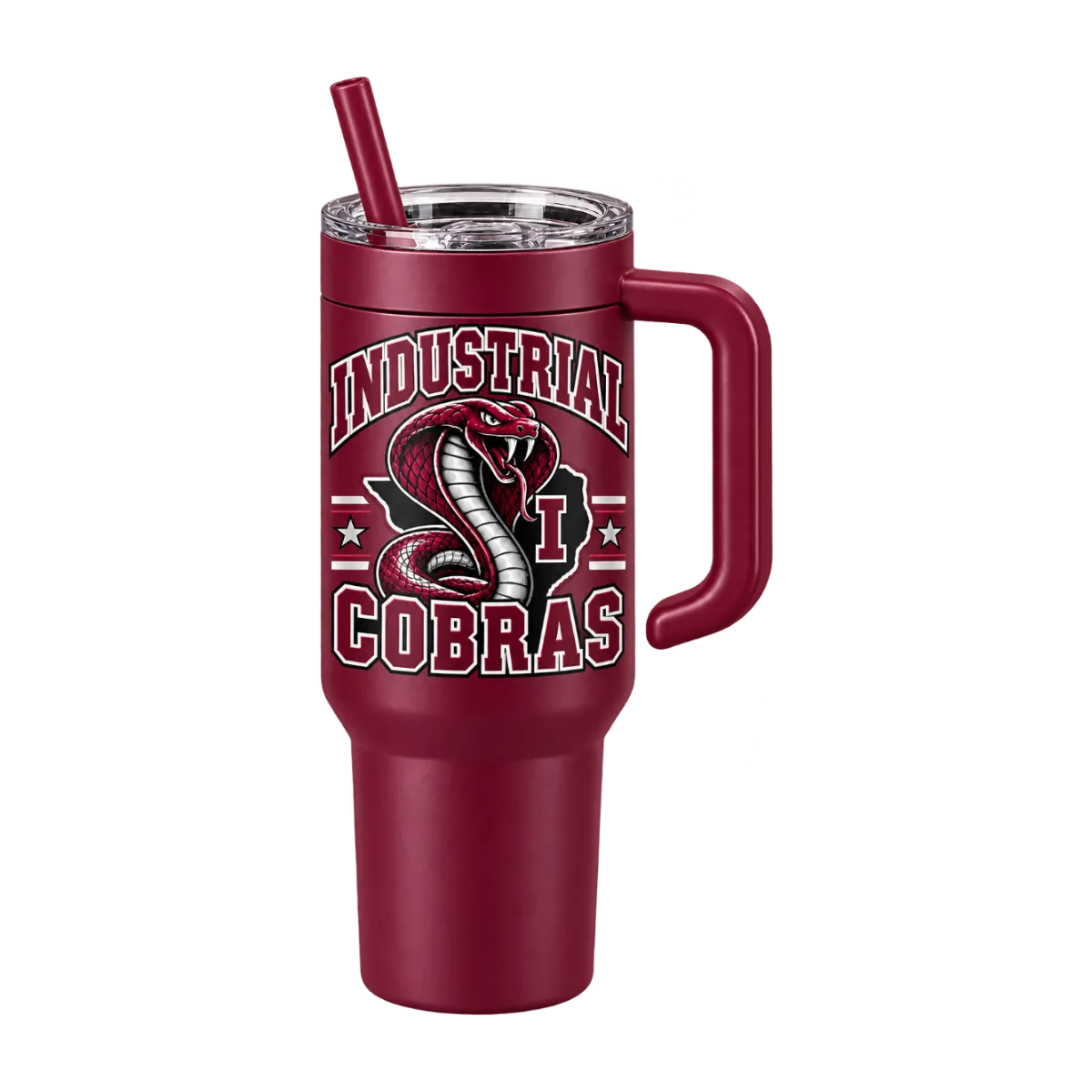 Industrial Cobras Tumbler finished 30 oz MakerTwist Tumbler example