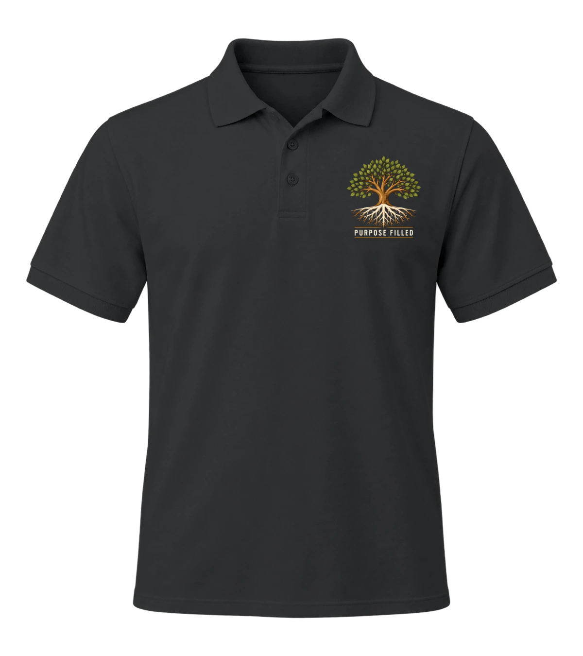 front preview of Professional Polo on Black Collared polo