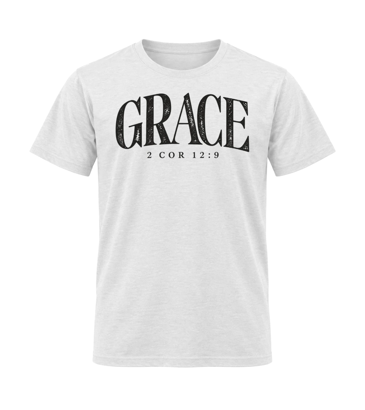 front preview of Grace on White T-shirt