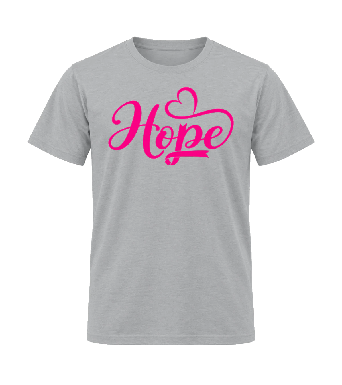 front preview of Hope on Sport Gray T-shirt