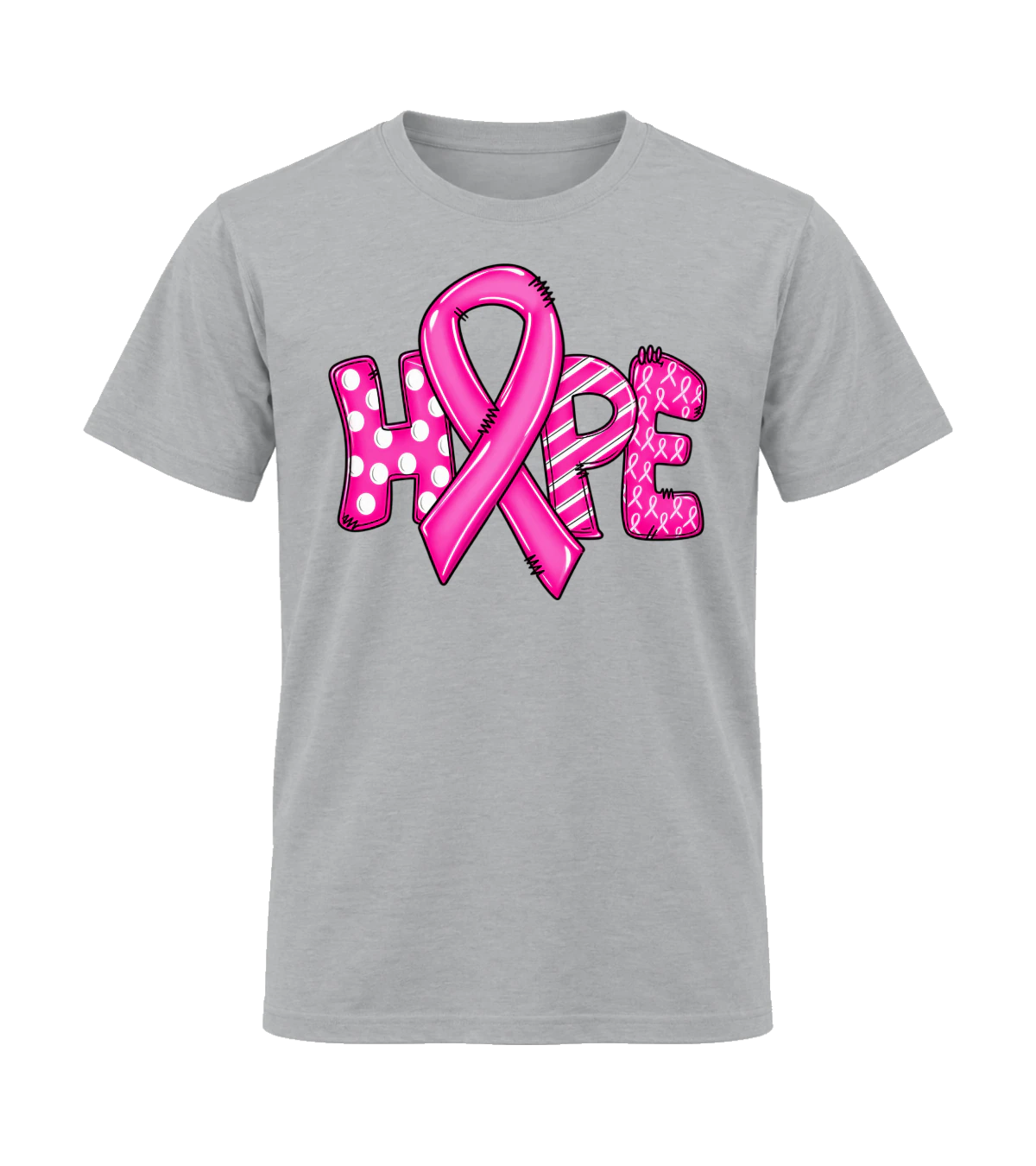 front preview of Hope on Sport Gray T-shirt