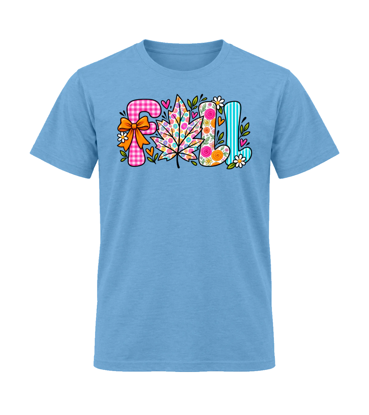 front preview of Fall on Carolina Blue T-shirt